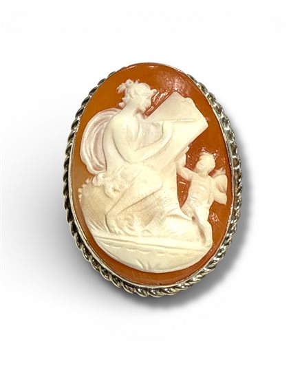 Broche Mandile 1922 Femme Cammei  in Argent Conchiglia 2MSPCM11 - 2MSPCM11